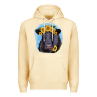 Pina Colada Black Angus with Sunflower Premium Hoodie - Jasminsmagicworld