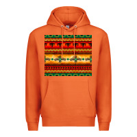 Thunderbird Bullskull Aztec Pattern Premium Hoodie | Teevron