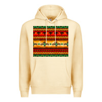 Pina Colada thunderbird bullskull Aztec pattern Premium Hoodie - BarkalooDesign