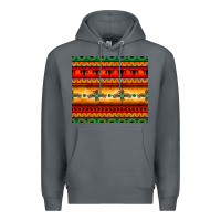 Rock thunderbird bullskull Aztec pattern Premium Hoodie - BarkalooDesign