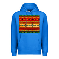 True Royal thunderbird bullskull Aztec pattern Premium Hoodie - BarkalooDesign
