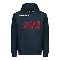 Navy the police   ghost in the machine Premium Hoodie - linhVisuals
