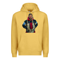 Antique Gold nimsdai purja Premium Hoodie - linhVisuals