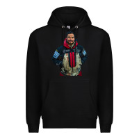 Black nimsdai purja Premium Hoodie - linhVisuals