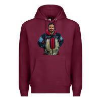 Burgundy nimsdai purja Premium Hoodie - linhVisuals
