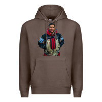 Coffee nimsdai purja Premium Hoodie - linhVisuals