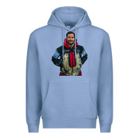 Colony Blue nimsdai purja Premium Hoodie - linhVisuals