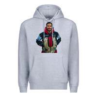 Heather Grey nimsdai purja Premium Hoodie - linhVisuals