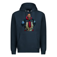 Navy nimsdai purja Premium Hoodie - linhVisuals