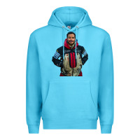 Ocean Blue nimsdai purja Premium Hoodie - linhVisuals