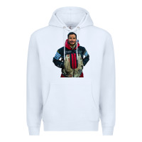 White nimsdai purja Premium Hoodie - linhVisuals