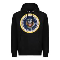 Black fake presidential seal Premium Hoodie - linhVisuals