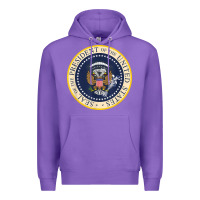 Purple fake presidential seal Premium Hoodie - linhVisuals
