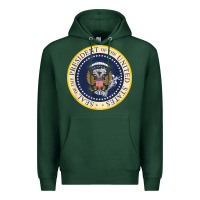 Sports Green fake presidential seal Premium Hoodie - linhVisuals