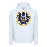White fake presidential seal Premium Hoodie - linhVisuals