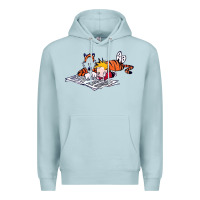 Blue Mist calvin Premium Hoodie - linhVisuals