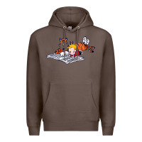 Coffee calvin Premium Hoodie - linhVisuals
