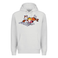 Dove Grey calvin Premium Hoodie - linhVisuals