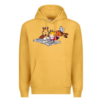 Mustard calvin Premium Hoodie - linhVisuals