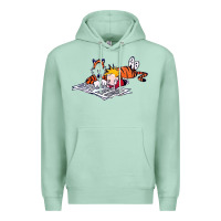 Seafoam calvin Premium Hoodie - linhVisuals