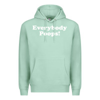 Seafoam everybody poops Premium Hoodie - linhVisuals