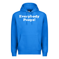 True Royal everybody poops Premium Hoodie - linhVisuals