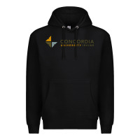Black Concordia University Irvine Premium Hoodie - linhVisuals