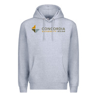 Heather Grey Concordia University Irvine Premium Hoodie - linhVisuals