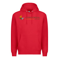 Red Concordia University Irvine Premium Hoodie - linhVisuals