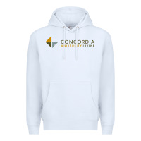 White Concordia University Irvine Premium Hoodie - linhVisuals