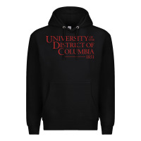 Black University of the District of Columbia Premium Hoodie - linhVisuals