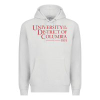 Dove Grey University of the District of Columbia Premium Hoodie - linhVisuals