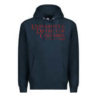 Navy University of the District of Columbia Premium Hoodie - linhVisuals