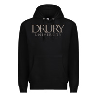 Black Drury University Premium Hoodie - linhVisuals