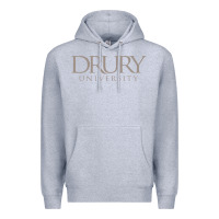 Heather Grey Drury University Premium Hoodie - linhVisuals