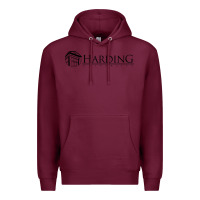 Burgundy Harding University Premium Hoodie - linhVisuals