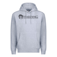Heather Grey Harding University Premium Hoodie - linhVisuals