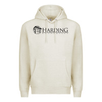 Oatmeal Heather Harding University Premium Hoodie - linhVisuals