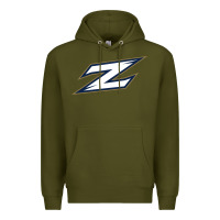 Army Green akron zips Premium Hoodie - linhVisuals