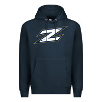 Navy akron zips Premium Hoodie - linhVisuals