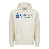 Oatmeal Heather Lander University Premium Hoodie - linhVisuals