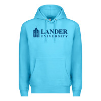 Ocean Blue Lander University Premium Hoodie - linhVisuals