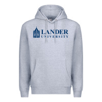 Heather Grey Lander University Premium Hoodie - linhVisuals