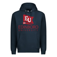 Navy Edinboro University Premium Hoodie - linhVisuals