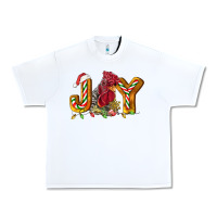 White Joy Rooster Urban Heavy Tee - LillyAllenDesigns