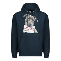 Navy pitbull t  shirt i sit for you will you stand for me t  shirt Premium Hoodie - linhVisuals