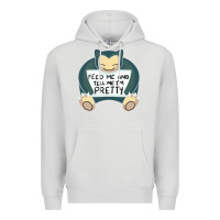 Dove Grey feed me snrlx Premium Hoodie - linhVisuals