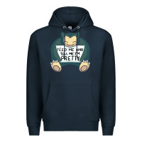 Navy feed me snrlx Premium Hoodie - linhVisuals