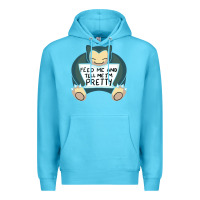 Ocean Blue feed me snrlx Premium Hoodie - linhVisuals