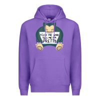 Purple feed me snrlx Premium Hoodie - linhVisuals